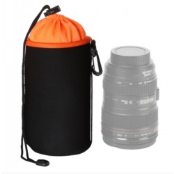 Чехол для объектива AccPro CA-1791E-L Black/Orange (Ø 100x180 mm)